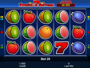 Slot Card Image for Fruits n' Sevens